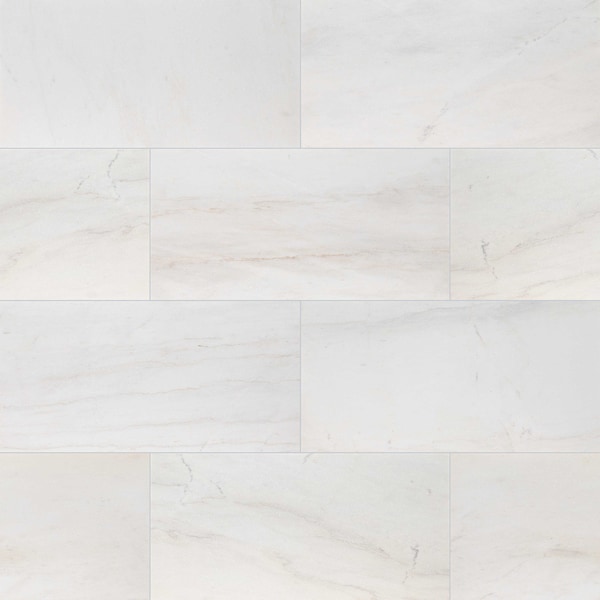 Cosmic White SAMPLE Sandblasted Marble Paver Tile